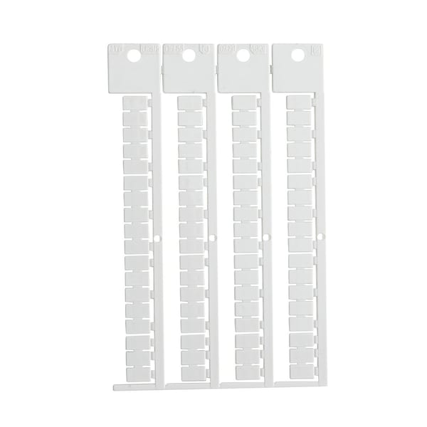 Terminal Block Tag Polycarbonate 10.00 mm H x 6.00 mm W Box of 1008 Pieces, 1008PK